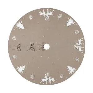 Dremisland Falda para árbol de Navidad punto de punto de_3