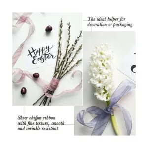 6 rollos de cinta de gasa transparente de organza de satén_6