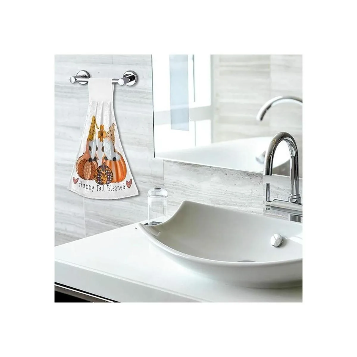 Boccsty Toallas de cocina colgantes con estampado de piel_7