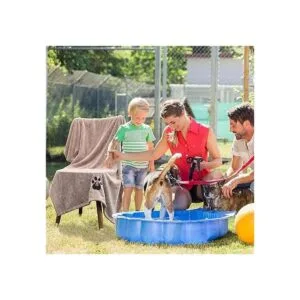 Dogvingpk Toalla extra grande para perros toallas súper_2