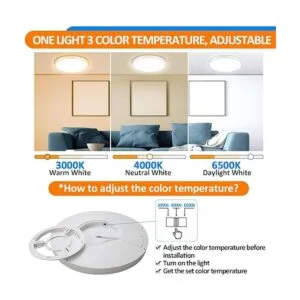 Lámpara de techo LED de montaje empotrado 12 pulgadas 24_2