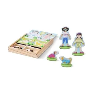 Melissa Doug Best Friends Juego de muñecas magnéticas_5