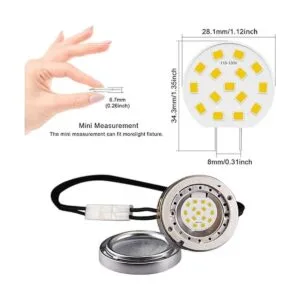 G8 Bombilla LED regulable de 3 W con disco de disco de 20_2