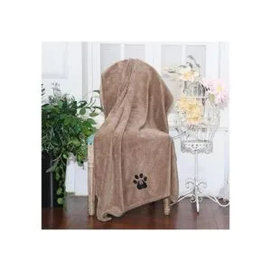 Dogvingpk Toalla extra grande para perros toallas súper_6