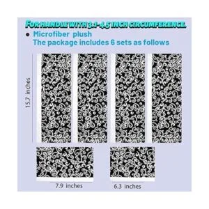 Volecy Juego de 6 fundas para manijas de puerta de_5