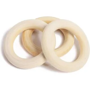 Juego de cuentas y anillos de madera para manualidades y_4