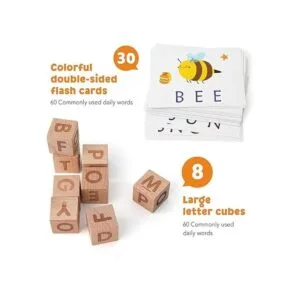 Coogam Juegos de ortografía juguete de letras a juego de_2