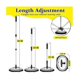 Cepillo de lavado de autos con mango largo de 45 pulgadas_3
