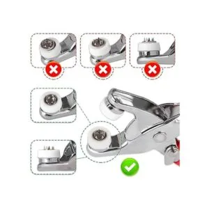 K Kwokker 804 botones a presión para coser con alicates a_6