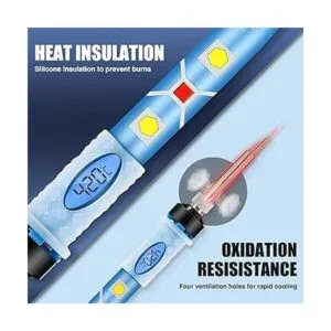 Kit de soldador electrónico SREMTCH 80 W LCD digital_6