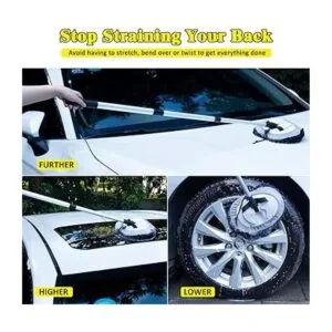 Cepillo de lavado de autos con mango largo de 45 pulgadas_2