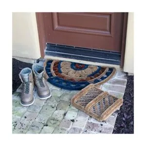 RubberCal Cepillo raspador de botas de coco Herringbone_4