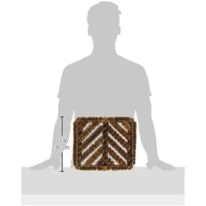 RubberCal Cepillo raspador de botas de coco Herringbone_2