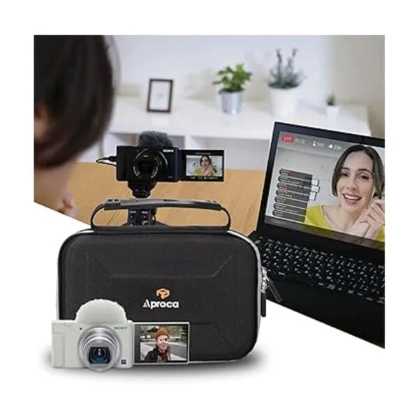 Aproca Estuche duro de viaje para cámara Sony ZV1 y kit de_4
