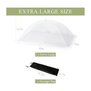 Wokuya Juego de tienda de campaña para alimentos 2_5