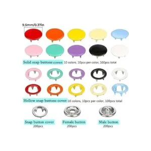 K Kwokker 804 botones a presión para coser con alicates a_3