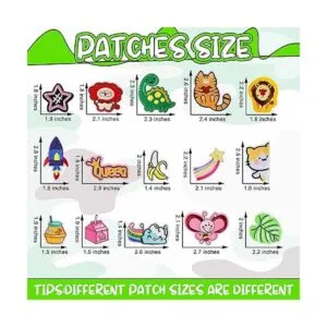 NICEVINYL Parches termoadhesivos para la ropa 100 piezas_5