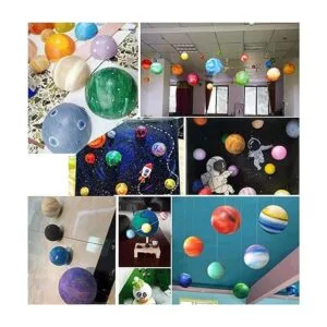 Acrice Kit de modelo de sistema solar para niños incluye_7