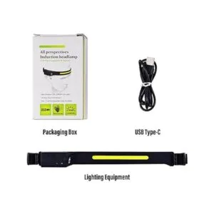 LED de haz ancho recargable faro con sensor de_3