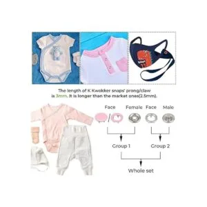 K Kwokker 804 botones a presión para coser con alicates a_4