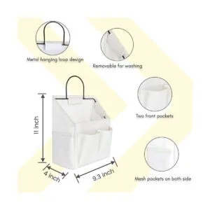 KANRICHU 2 bolsas pequeñas para colgar en la pared cesta_5