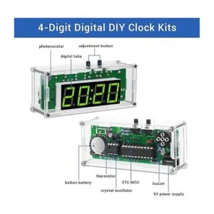 MiOYOOW TJ56428 Kits de reloj digital de 4 dígitos con_2