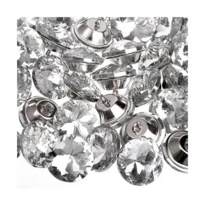 Frcctre 100 botones de cristal de diamantes de imitación_3