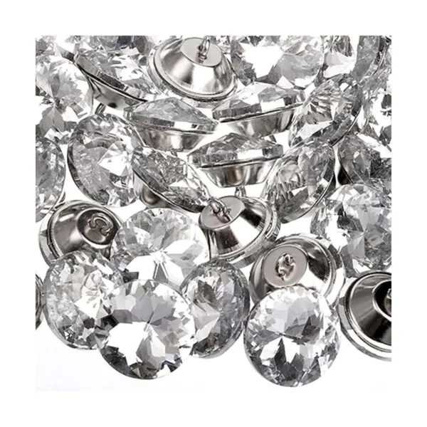 Frcctre 100 botones de cristal de diamantes de imitación_3
