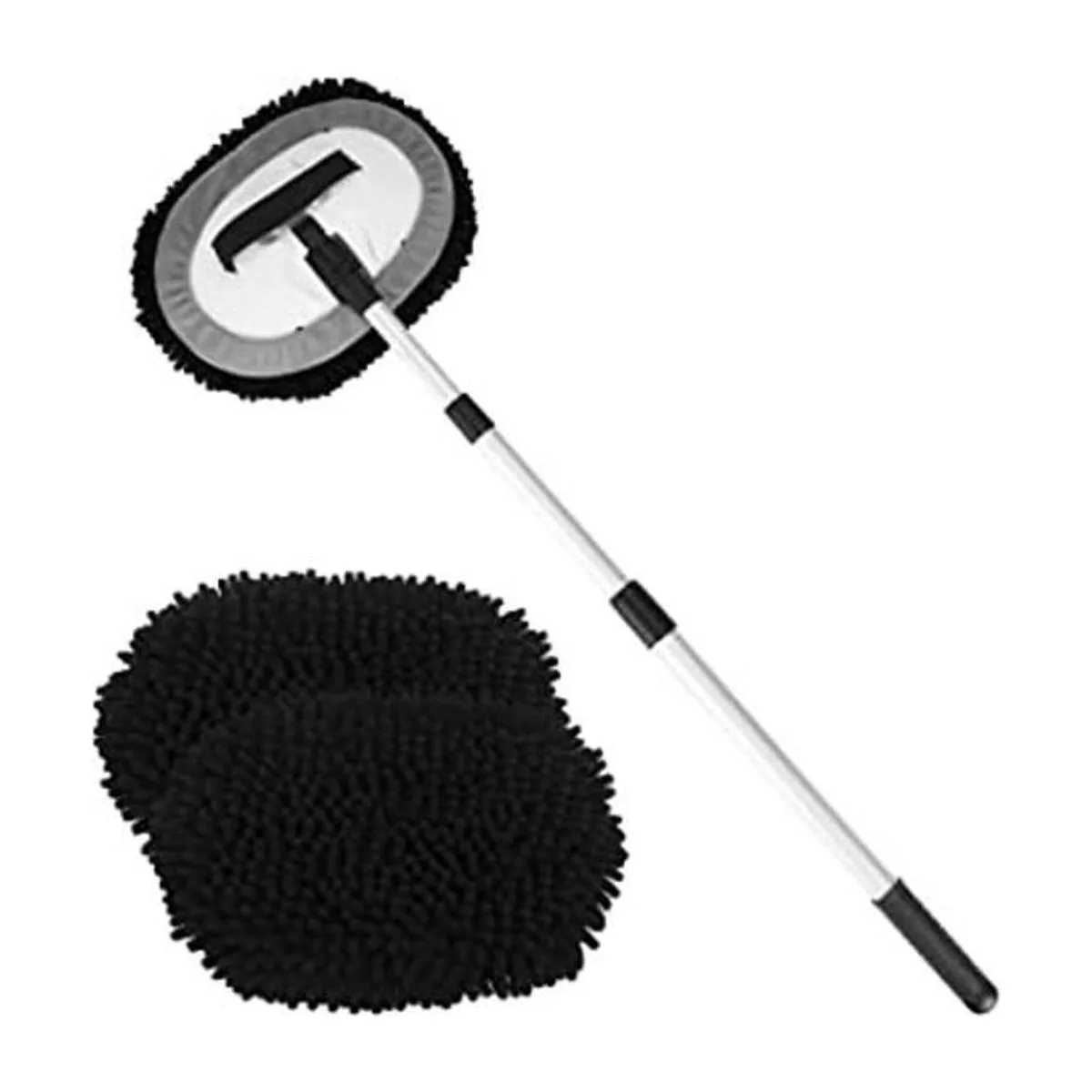 Cepillo de lavado de autos con mango largo de 45 pulgadas_1