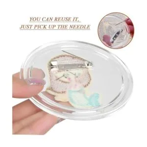 OTYMIOW Insignias de botón con alfiler insignias de_4