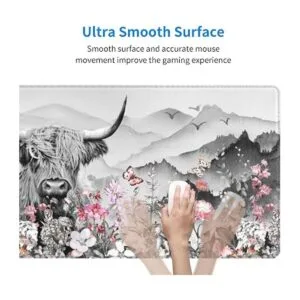 Highland Cow Mouse Pad Extended Large Gaming Mouse Pad XL_4