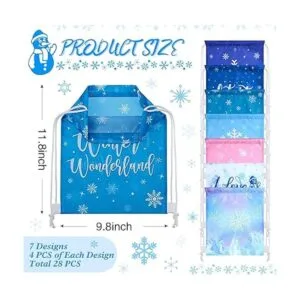 Bolsas de recuerdos de fiesta de Frozen para invierno_3