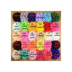 30 unidades de 4 diferentes colores hechos a mano flores_2