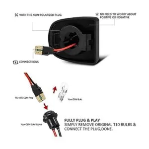 Bestview Lámpara de matrícula LED completa en forma de U_5