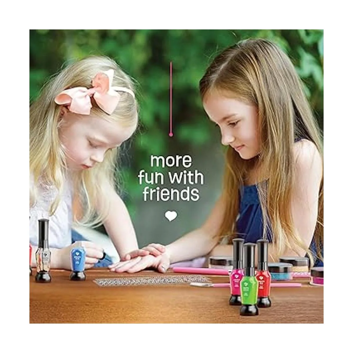 Nail Art Studio para niñas Kit de esmalte de uñas para_6