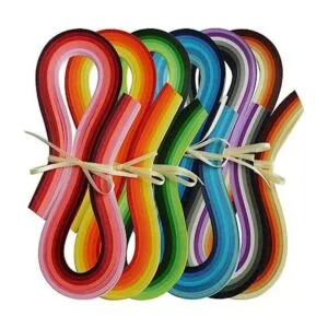 JUYA Juego de 720 tiras de Quilling multicolor 36 colores_1