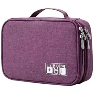 MIRLEWAIY Organizador de cables de viaje portátil para_1