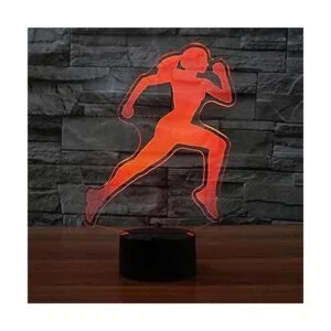 SUPERIORVZND Luces de noche para mujer deportivas 3D mesa_2