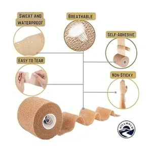 Envoltura autoadhesiva para vendajes para perros vendajes_2