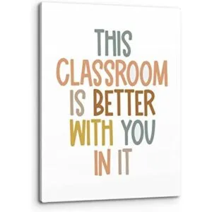 PHAMTE Este aula es mejor contigo en ella arte de pared_1