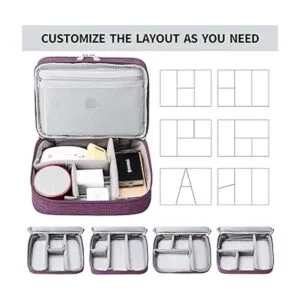 MIRLEWAIY Organizador de cables de viaje portátil para_5