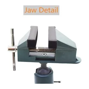 Tornillo de mesa universal giratorio de aluminio de 3_4