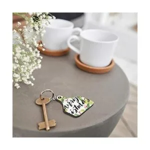 30 llaveros de sublimación de oreja de vaca en blanco_7