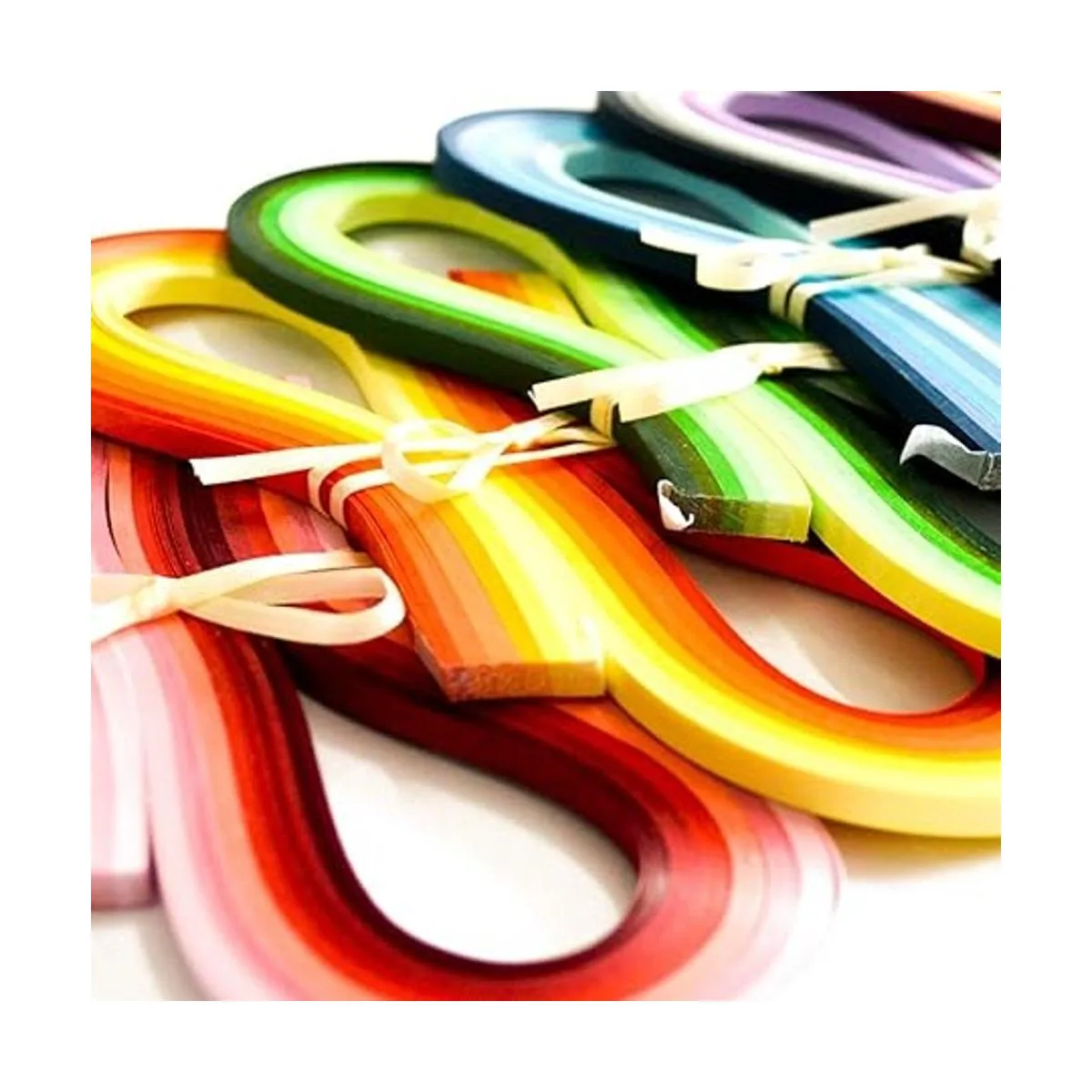 JUYA Juego de 720 tiras de Quilling multicolor 36 colores_2
