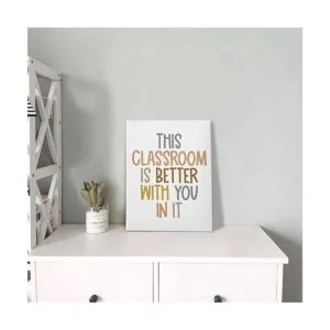 PHAMTE Este aula es mejor contigo en ella arte de pared_4
