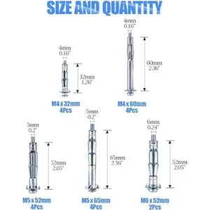 Glarks Herramienta de fijación de metal para anclaje de_2