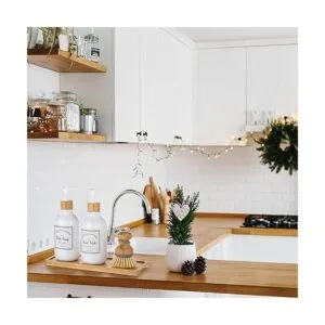 Juego de dispensador de jabón de cocina de 4 piezas_4