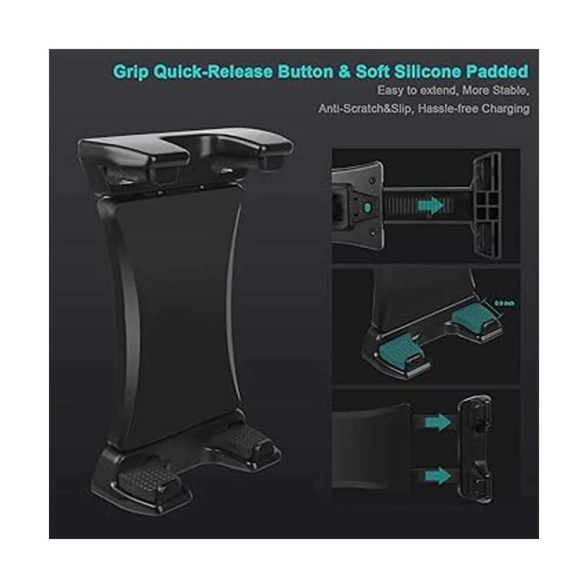 Car Dashboard Windshield Tablet Mount Holder 360_4