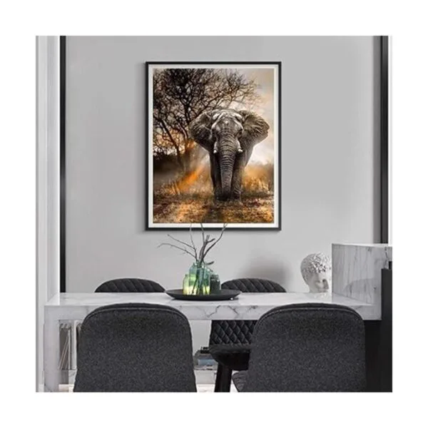 ACANDYL Pintura por número de elefante para manualidades_2