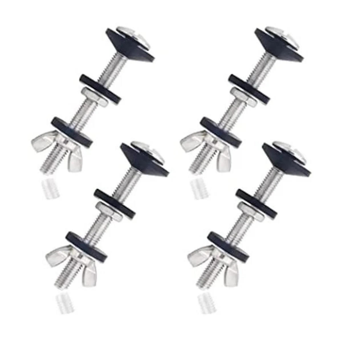 Kit de reparación de 4 pernos de tanque de inodoro a_1